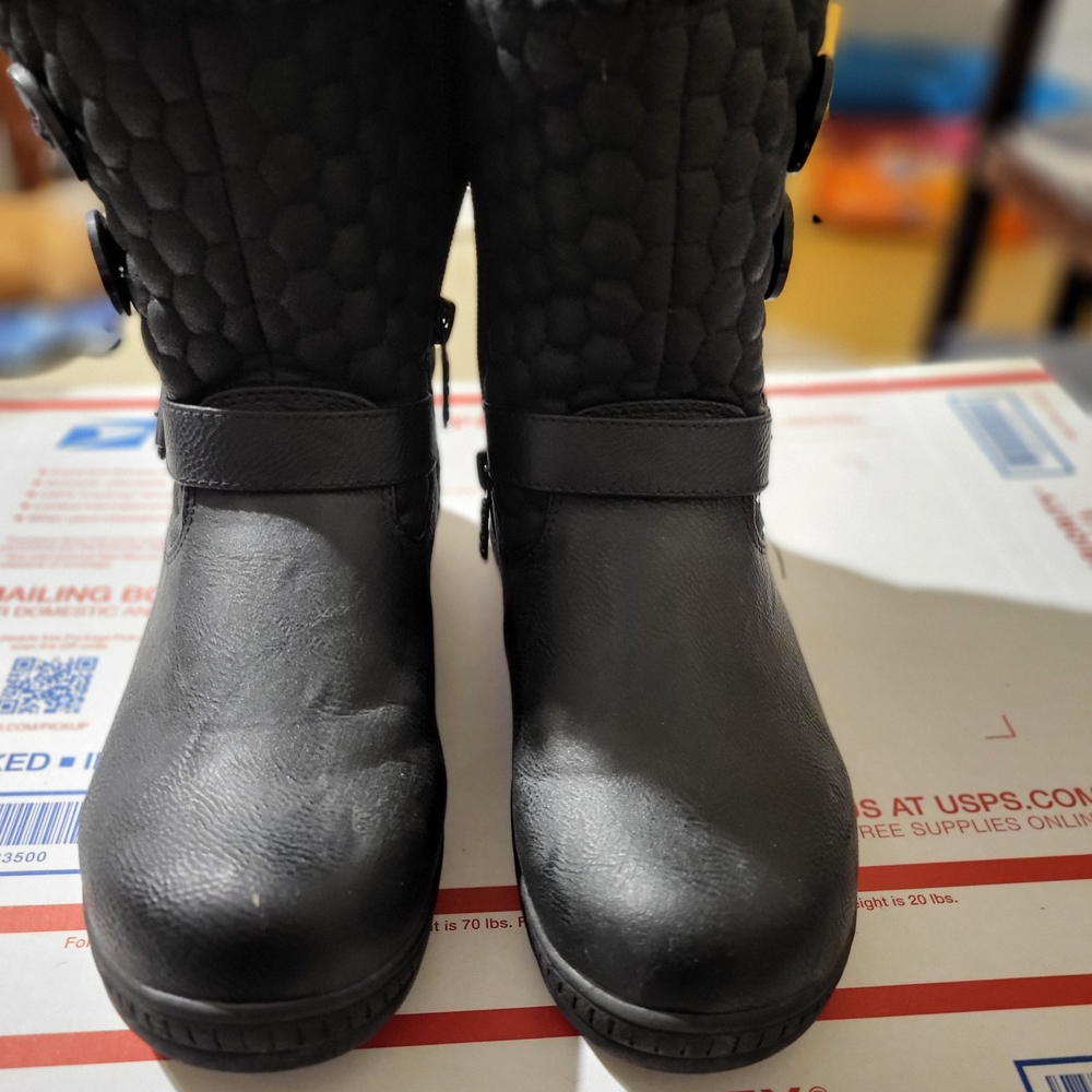 Womens TOTES Black  Boots
